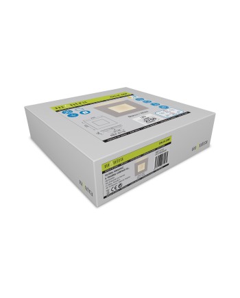 DALIA * APLIQUE CUADRADO 24W - BLANCO + BLANCO